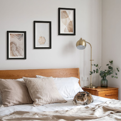 Posterpaket Designerabstraktion inspirerad av naturen