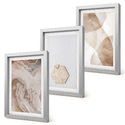 Posterpaket Designerabstraktion inspirerad av naturen