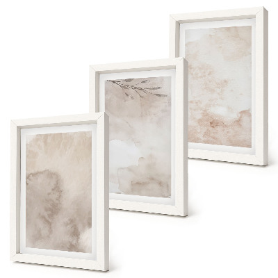 Posterpaket Spillda akvarellfärger textur boho stil