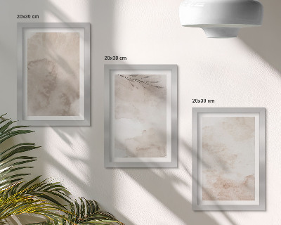 Posterpaket Spillda akvarellfärger textur boho stil