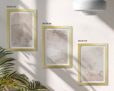Posterpaket Spillda akvarellfärger textur boho stil