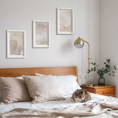 Posterpaket Spillda akvarellfärger textur boho stil