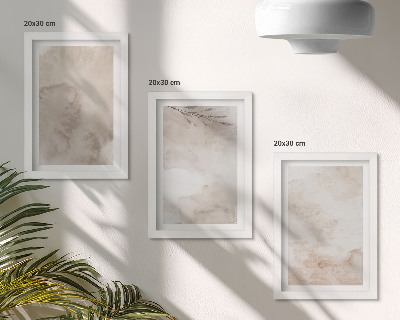 Posterpaket Spillda akvarellfärger textur boho stil