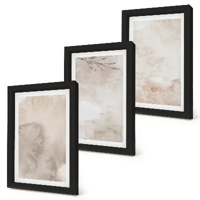 Posterpaket Spillda akvarellfärger textur boho stil