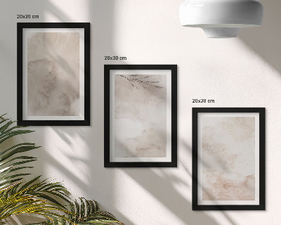 Posterpaket Spillda akvarellfärger textur boho stil