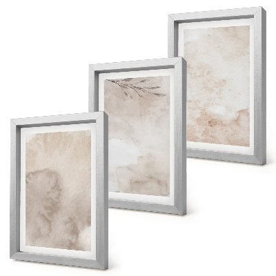 Posterpaket Spillda akvarellfärger textur boho stil