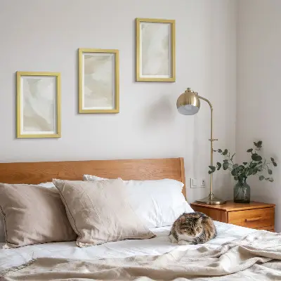 Posterpaket färgstruktur med spår av färgminimalism