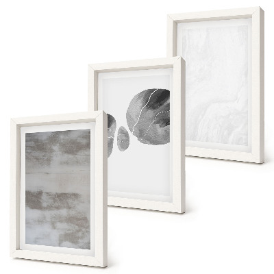 Posterpaket Abstrakta former och strukturer i modern stil