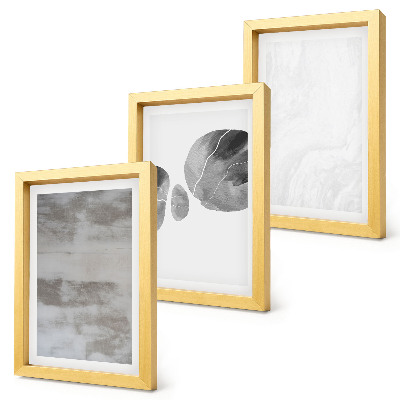Posterpaket Abstrakta former och strukturer i modern stil