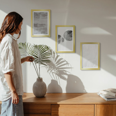 Posterpaket Abstrakta former och strukturer i modern stil