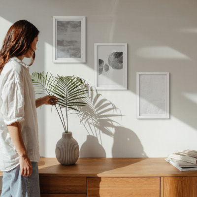 Posterpaket Abstrakta former och strukturer i modern stil