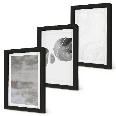 Posterpaket Abstrakta former och strukturer i modern stil