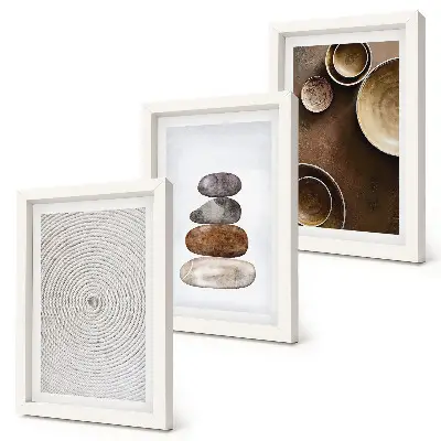 Posterpaket med texturer i modern konstdesign