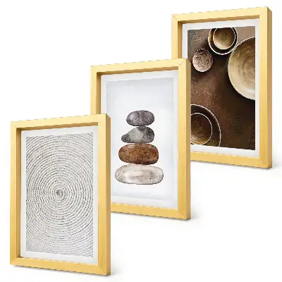 Posterpaket med texturer i modern konstdesign
