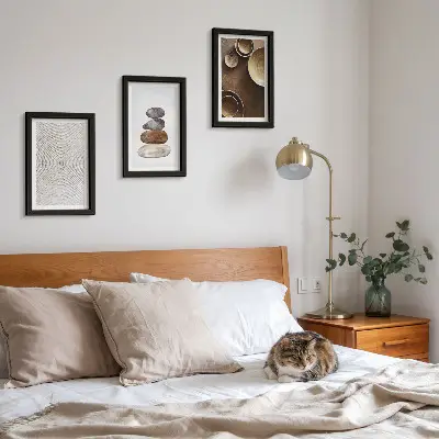 Posterpaket med texturer i modern konstdesign
