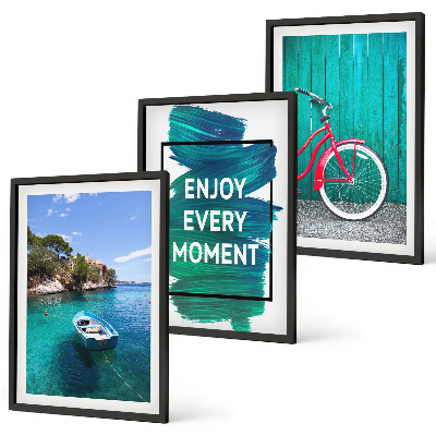 Tavelset ovanför soffa Inspiration för havsbåtscykel