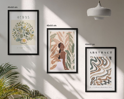 Tavelset ovanför soffa Boho pastellminimalistiska posters