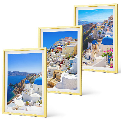 Tavelset ovanför soffa Landskapsarkitektur Oia Santorini