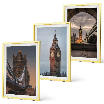 Tavelset ovanför soffa Big Ben-klockan på London Bridge