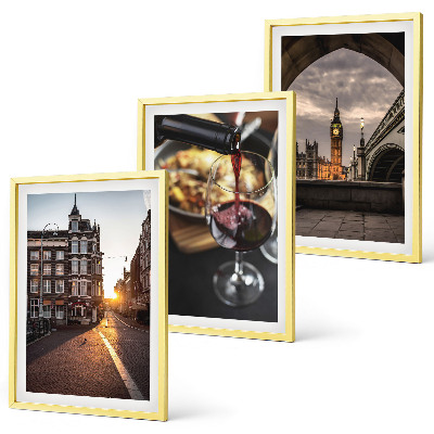 Tavelset ovanför soffa Bilder stad mat London