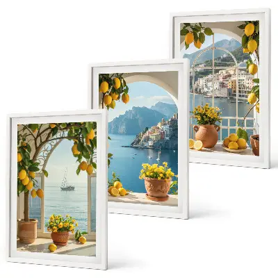 Citronblommor i havet set om 3 tavlor