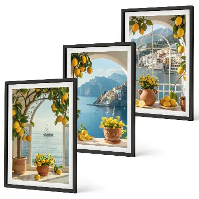 Citronblommor i havet set om 3 tavlor