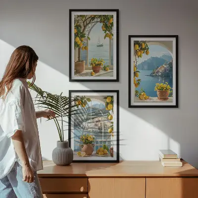 Citronblommor i havet set om 3 tavlor