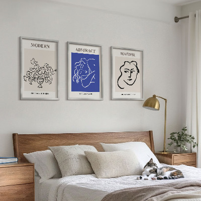 Tavelpaket med ramar Matisses moderna affischer