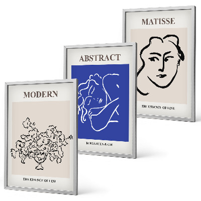 Tavelpaket med ramar Matisses moderna affischer