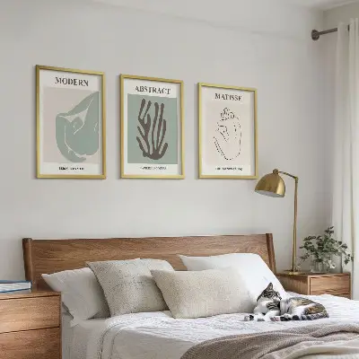 Abstrakta tavlor av Matisse tavelset för väggen ovanför soffan