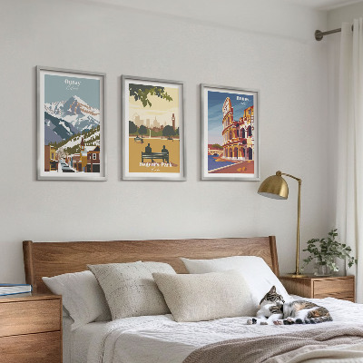 Tavelset ovanför soffa Ouraybergen London Coliseum