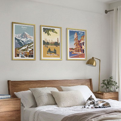 Tavelset ovanför soffa Ouraybergen London Coliseum