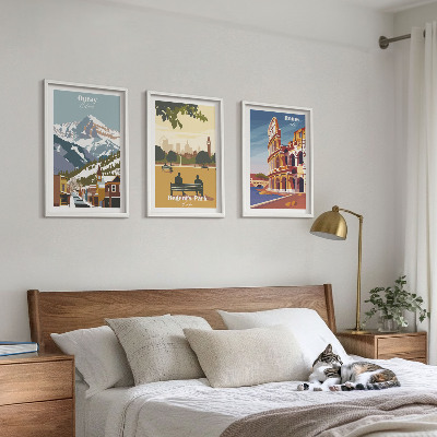 Tavelset ovanför soffa Ouraybergen London Coliseum