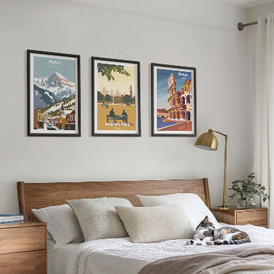 Tavelset ovanför soffa Ouraybergen London Coliseum