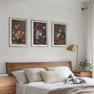 Tavelpaket med ramar Blommor i vaser kompositioner