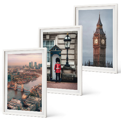 Tavelset ovanför soffa London Bridge Guardian Big Ben