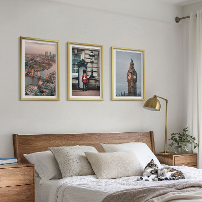 Tavelset ovanför soffa London Bridge Guardian Big Ben