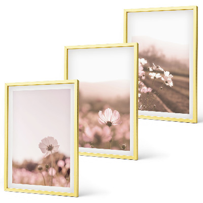 Tavelpaket med ramar Vildblommande ängar sommarlandskap