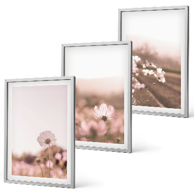 Tavelpaket med ramar Vildblommande ängar sommarlandskap