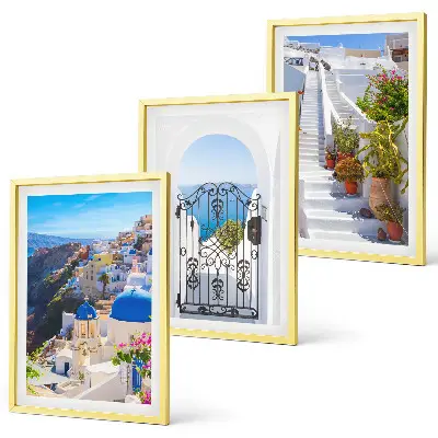 Tavelset Santorini i Oia tavlor ovanför soffan