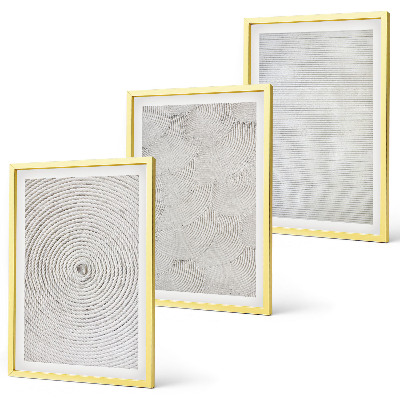 Tavelpaket med ramar Geometriska kartongmönster