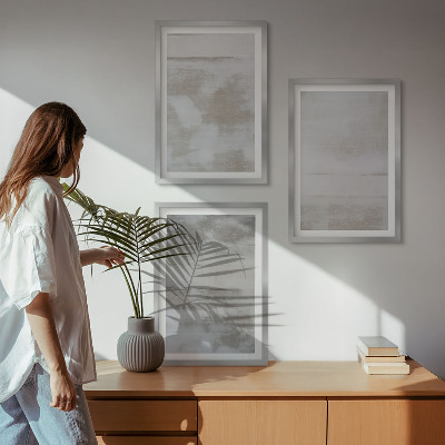 Tavelpaket med ramar Moderna, slitna texturer