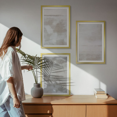 Tavelpaket med ramar Moderna, slitna texturer
