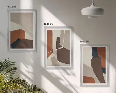 Abstrakta moderna strukturer tavelset för väggen ovanför soffan
