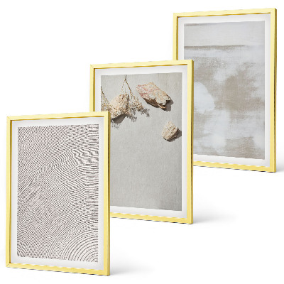 Tavelpaket med ramar Sandstenar boho textur