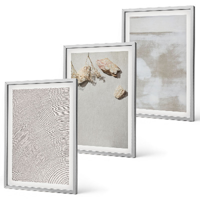Tavelpaket med ramar Sandstenar boho textur