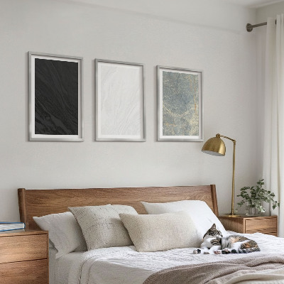 Tavelset ovanför soffa Färgerna på eleganta stenstrukturer
