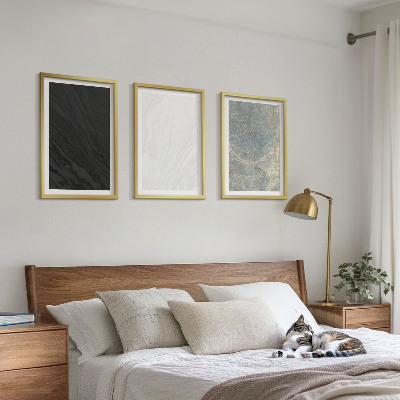 Tavelset ovanför soffa Färgerna på eleganta stenstrukturer