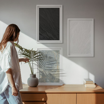 Tavelset ovanför soffa Färgerna på eleganta stenstrukturer