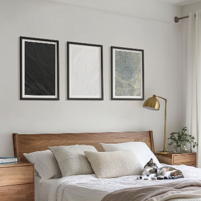 Tavelset ovanför soffa Färgerna på eleganta stenstrukturer